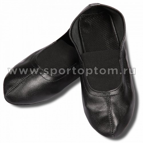 Чешки кожаные с мягкой стелькой GS101 Черный, 38 размер