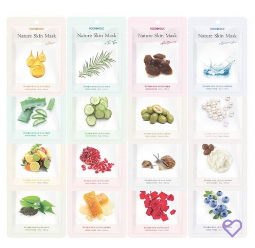 FOODAHOLIC NATURAL ESSENCE MASK #COENZYME Q10 3D Маска для лица с коэнзимами 23г