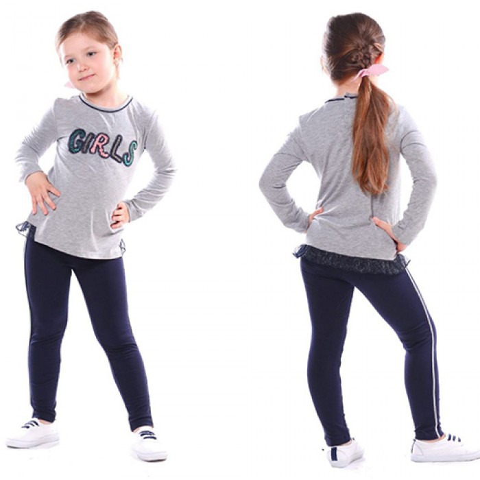 2700-006 Лонгслив для девочек Cichlid