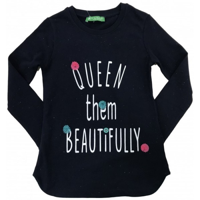 2301-029 Лонгслив для девочек Cichlid