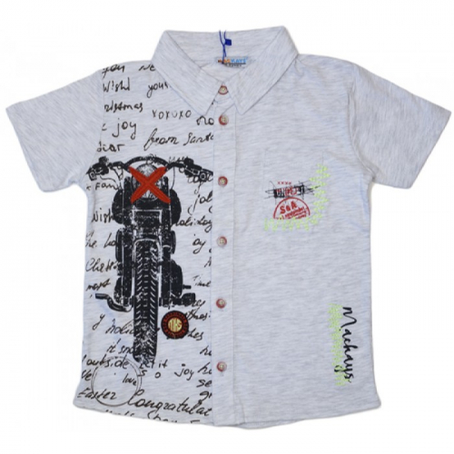 2861-001-01 Рубашка трикотажная для мальчиков Mackays