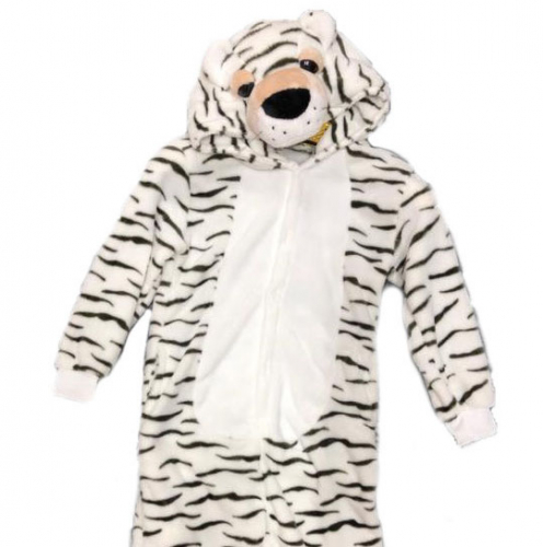 Кигуруми для взрослых Белый тигр 3D