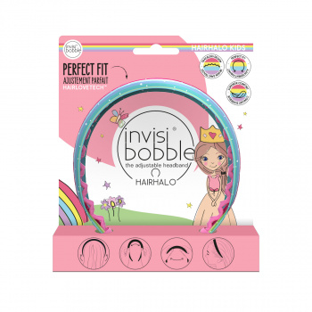 Ст.цена 862руб. Ободок invisibobble KIDS HAIRHALO Rainbow Crown