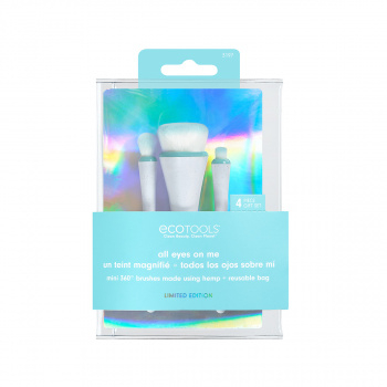 Ст.цена 737руб. Набор мини-кистей для макияжа с косметичкой EcoTools All Eyes On Me Mini 360 Ultimate Brush Kit