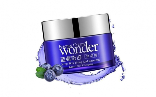 УВЛАЖНЯЮЩИЙ КРЕМ С ЭКСТРАКТОМ ЧЕРНИКИ WONDER BIOAQUA 50g