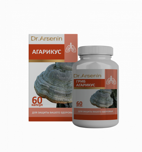 Концентрированный пищевой продукт Натуротерапия Агарикус 60к БРОНХО