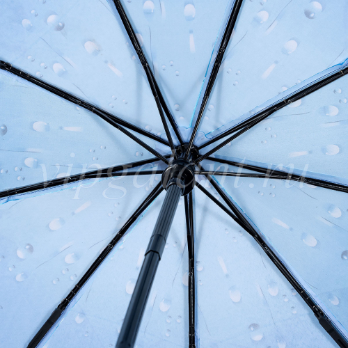 Зонт женский сатиновый Popular 201 Капли дождя