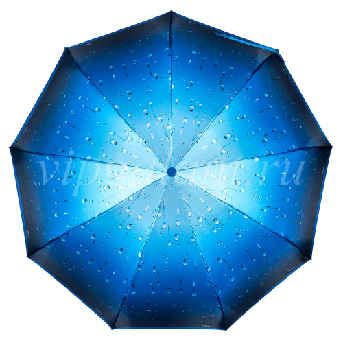 Зонт женский сатиновый Popular 201 Капли дождя