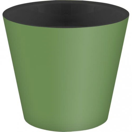 Горшок Rosemary  16л  D330 зеленый с дренажной вставкой на колесиках