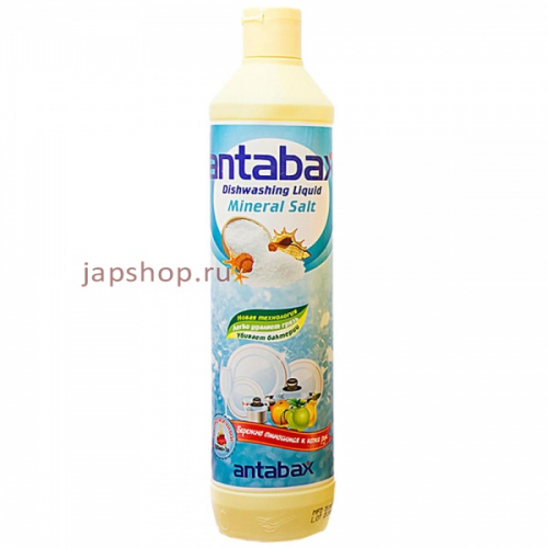 Antabax Средство для мытья посуды, овощей и фруктов, минеральные соли, 500 мл (4890000027277)