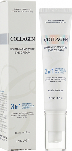 Осветляющий крем для век с коллагеном Collagen Whitening Moisture Eye Cream 3 in1 30мл