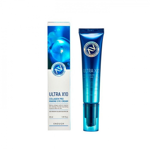 Увлажняющий крем для век с коллагеном ENOUGH Ultra X10 Collagen Pro Marine Eye Cream 30мл