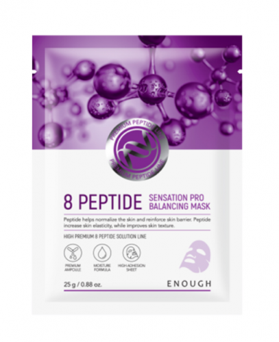 Балансирующая тканевая маска для лица с комплексом пептидов 8 Peptide sensation Pro Balansing Mask 1 шт