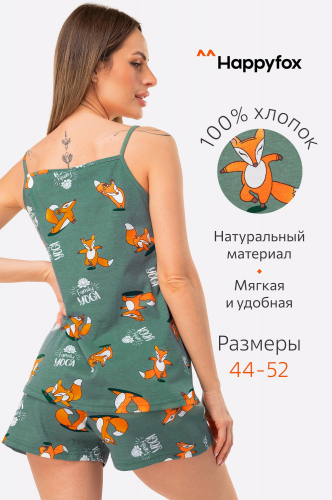 Happy Fox, Женская пижама с шортами Happy Fox