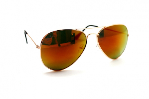 распродажа солнцезащитные очки R 3026 золото оранжевый