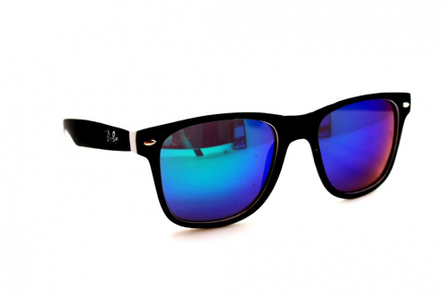 распродажа солнцезащитные очки R 9329 черно-белый сине-зеленый
