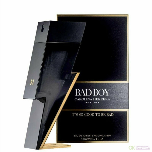 CAROLINA HERRERA  BAD BOY men  50ml edT NEW