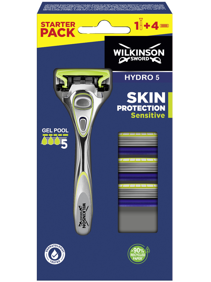 Станок для бритья одноразовый Schick (Wilkinson Sword) EXTRA-3 Sensitive  (4шт.)