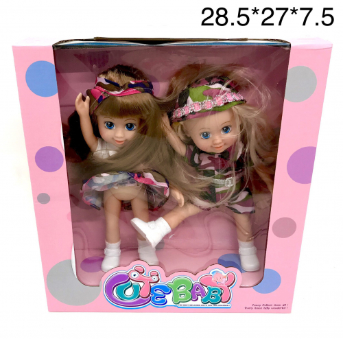Куклы 2 шт. в уп (арт. TD9966A)