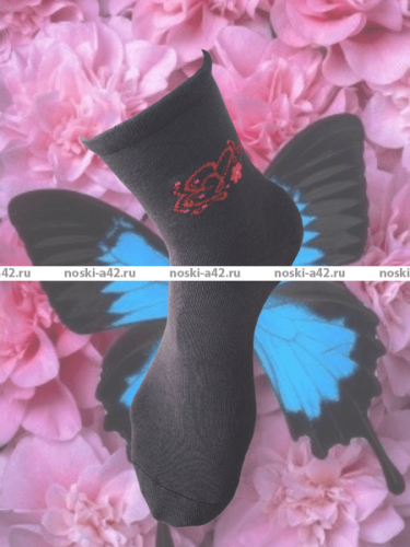 ЮстаТекс носки медицинские со слабой резинкой женские арт. 2с25 с лайкрой ассорти