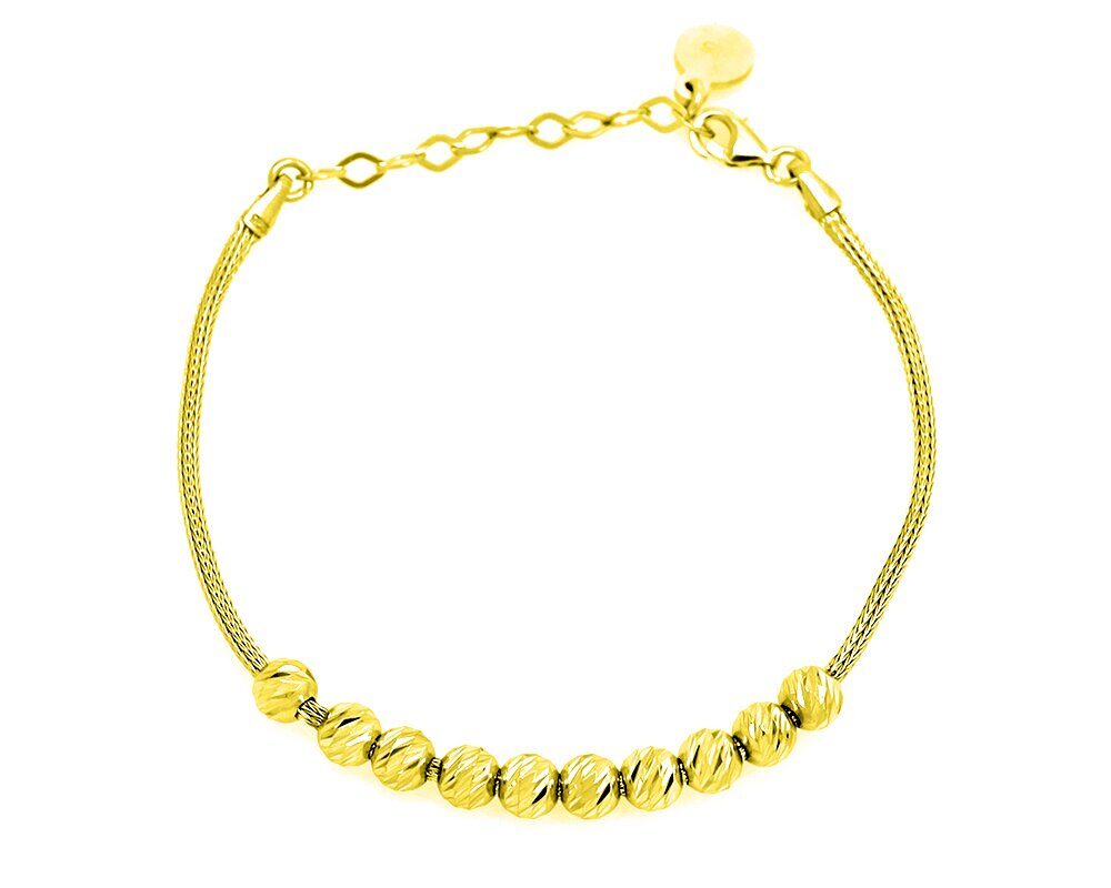 Браслет из серебра без вставки, ТДБ-8944лп