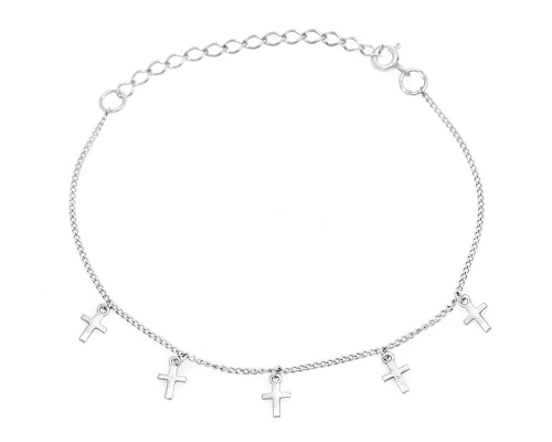Браслет из серебра без вставки, Ю-40066р