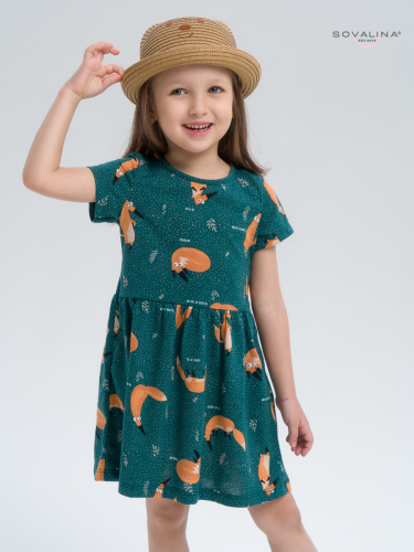 Платье Лето дикие лисы