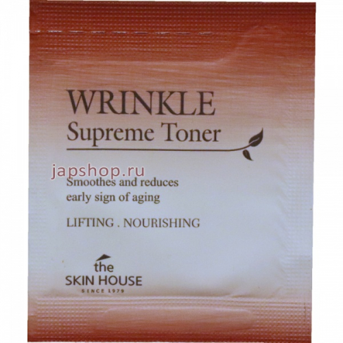 The Skin House Wrinkle Supreme Питательный тонер с женьшенем, саше, 2 мл
