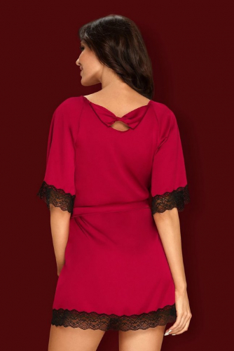 Пеньюар Obsessive SENSUELIA Robe red