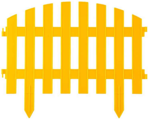 Забор декоративный № 2 (желтый)