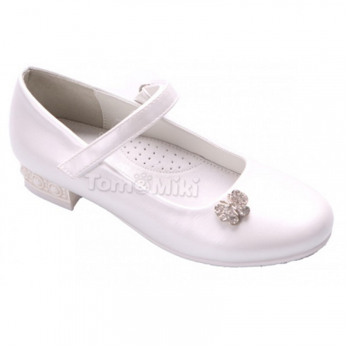 Туфли для девочек B-3138-A, белый