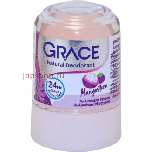 Grace Deodorant Mangosteen Дезодорант кристаллический, Мангустин, 50 гр (8857102910766)