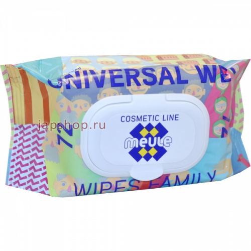 Meule Wet Wipes Universal Влажные салфетки очищающие, 72 шт (4620016309506)