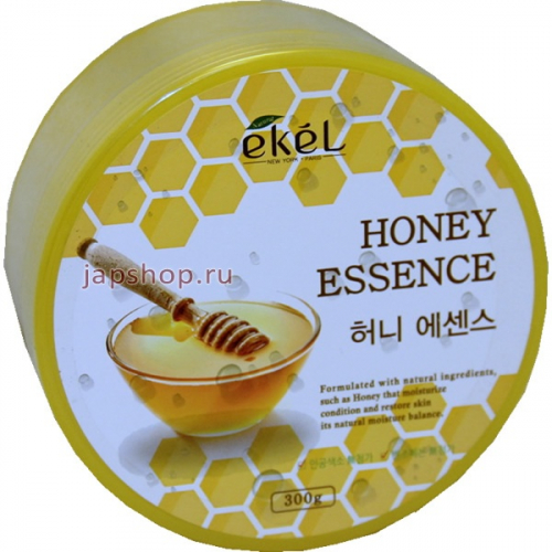 Ekel Soothing Gel Honey Увлажняющий гель для лица и тела с Медовым экстрактом, для всех типов кожи, 300 мл (8809242270248)