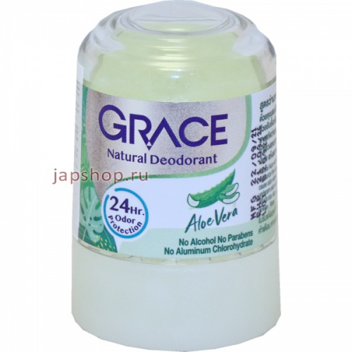 Grace Deodorant Aloe Vera Дезодорант кристаллический, алоэ вера, 50 гр (8857102910742)