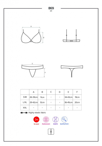 Комплект Obsessive 869 SET-1