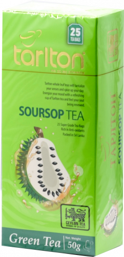 TARLTON. Soursop green 50 гр. карт.пачка, 25 пак.