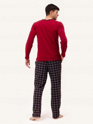 Пижама ПЖМК-453 3004 (Пурпурно-красный)