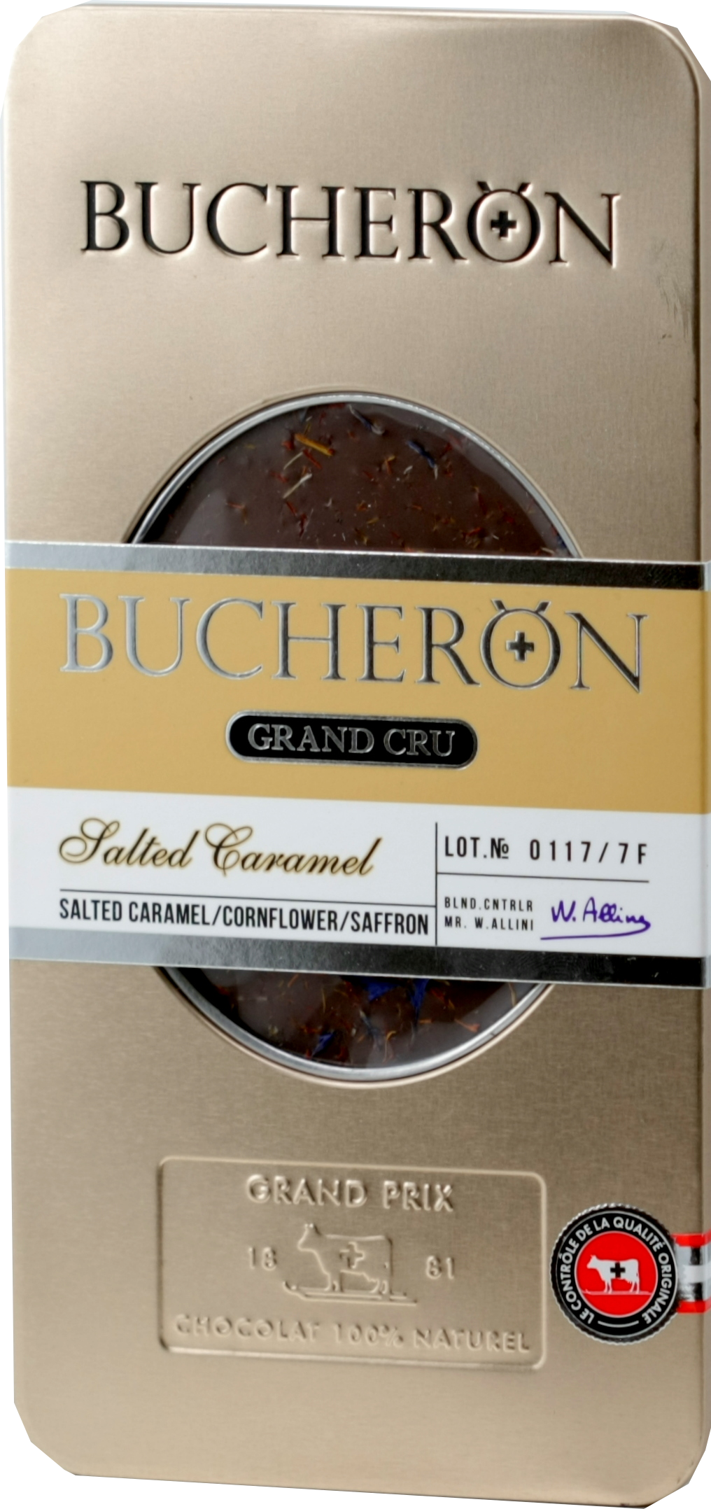 BUCHERON. Grand Cru Salted Caramel молочный шоколад с соленой карамелью ...