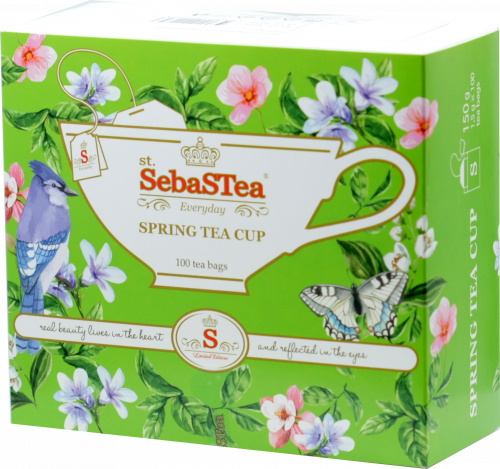 SebaSTea. Spring tea cup №3 150 гр. карт.пачка, 100 пак.