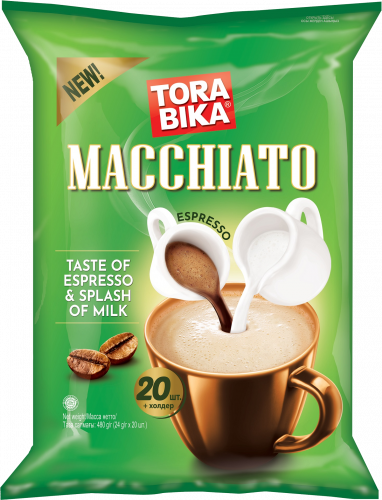 TORABIKA Cappuccino. Macchiato мягкая упаковка, 20 пак.