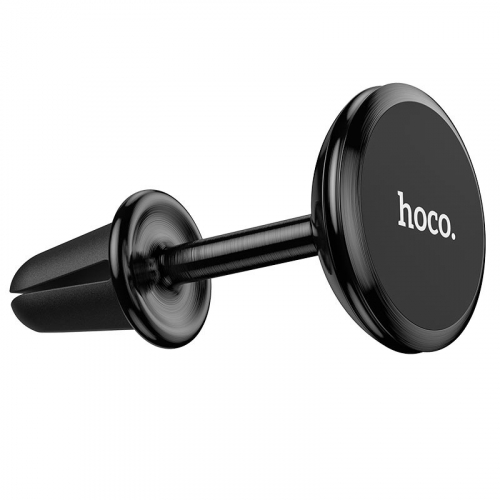 Держатель Hoco CA69, магнитный, на воздуховод, метал., удлиненный, черный