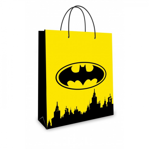 ND Play. Batman Пакет подарочный малый (желтый) 180х223х100 мм арт.280581