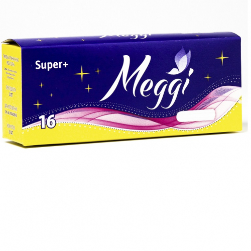 Тампоны гигиенические Meggi Super + 16шт