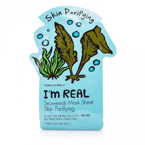 Тканевая маска с экстрактом морских водорослей  I’m Real Seaweeds Mask Sheet Skin Purifying 21мл