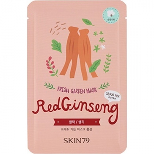 Тканевая маска с красным женьшенем Fresh Garden Mask - Red Ginseng  1шт