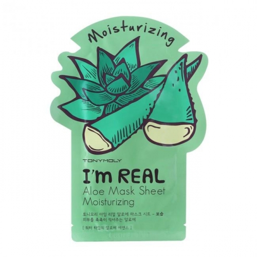 маска для лица  I'm Real Aloe Mask Sheet 21 мл