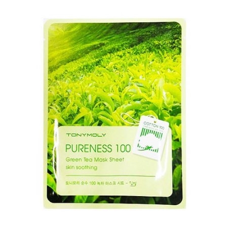  маска для лица Pureness 100 Green Tea Mask Sheet 21 мл
