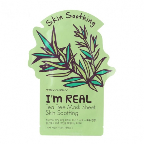 Тканевая маска с экстрактом чайного дерева I'm Real Tea Tree Mask Sheet  21мл
