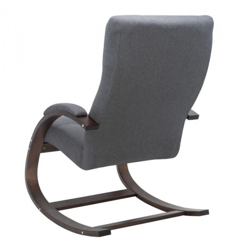 Кресло-качалка Миллано (Орех текстура/ткань Малмо 95)
